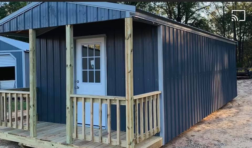 Custom-built shed