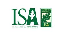 Green ISA logo with a stylized oak leaf and 