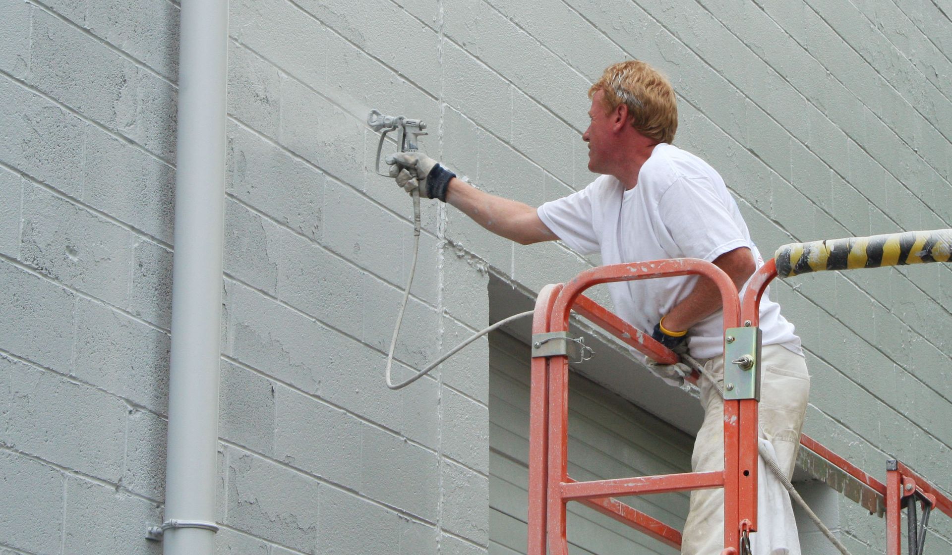 exterior electrostatic painting