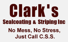 Clark's Sealcoating & Striping Inc logo