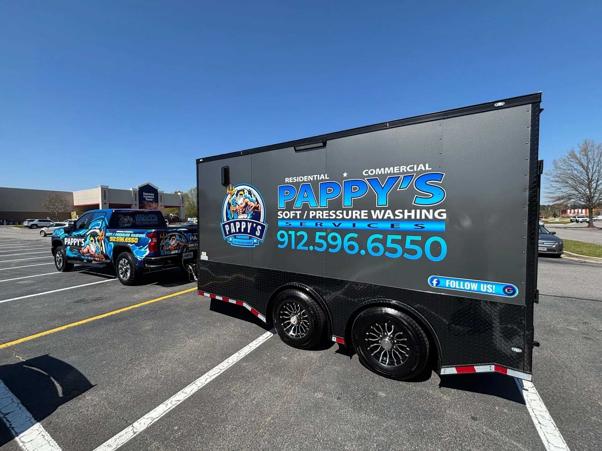 Truck and trailer with