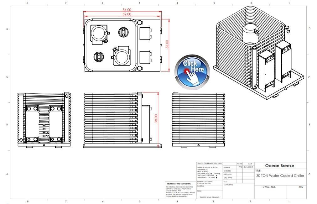 A black and white drawing of a building with measurements
