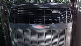 AC unit outside the house