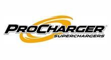 The logo for procharger superchargers is yellow and black.