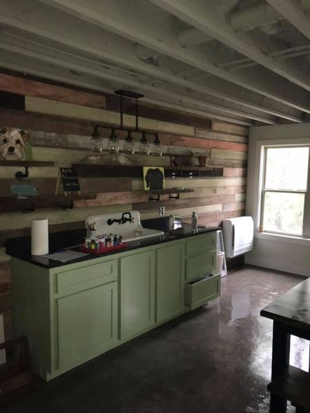 small kitchen counter