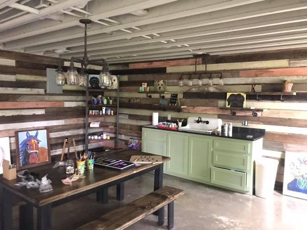 small open kitchen and dining area