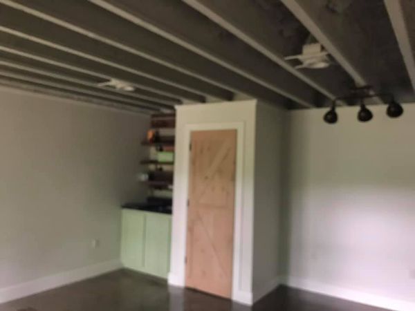 small wooden kitchen door