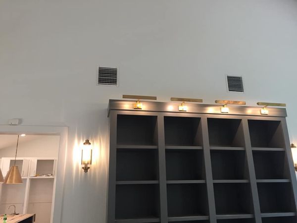 bristol living area shelves