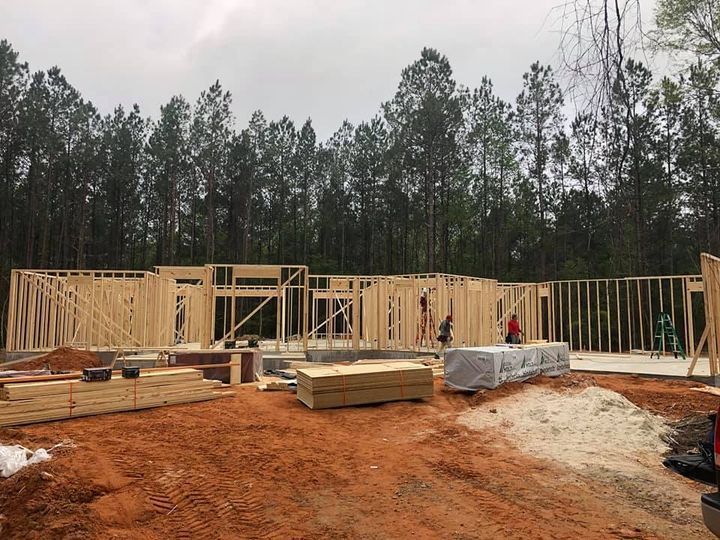 longleaf house under construction