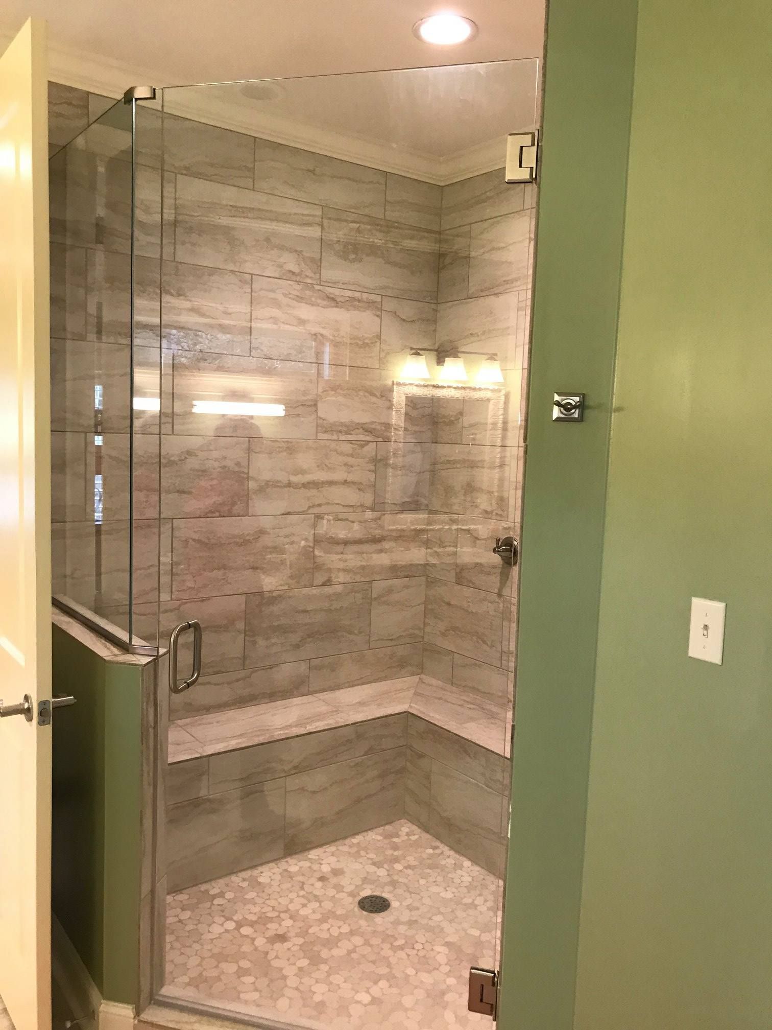 Timberton house shower area
