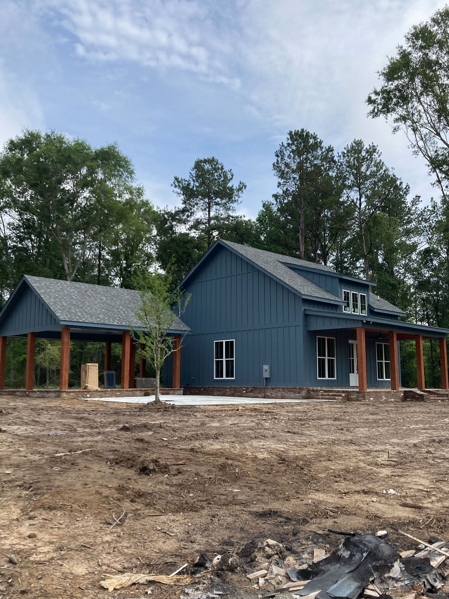 Lake House Side Elevation