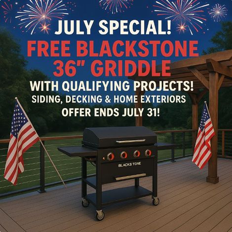 July Special Free Blackstone Griddle