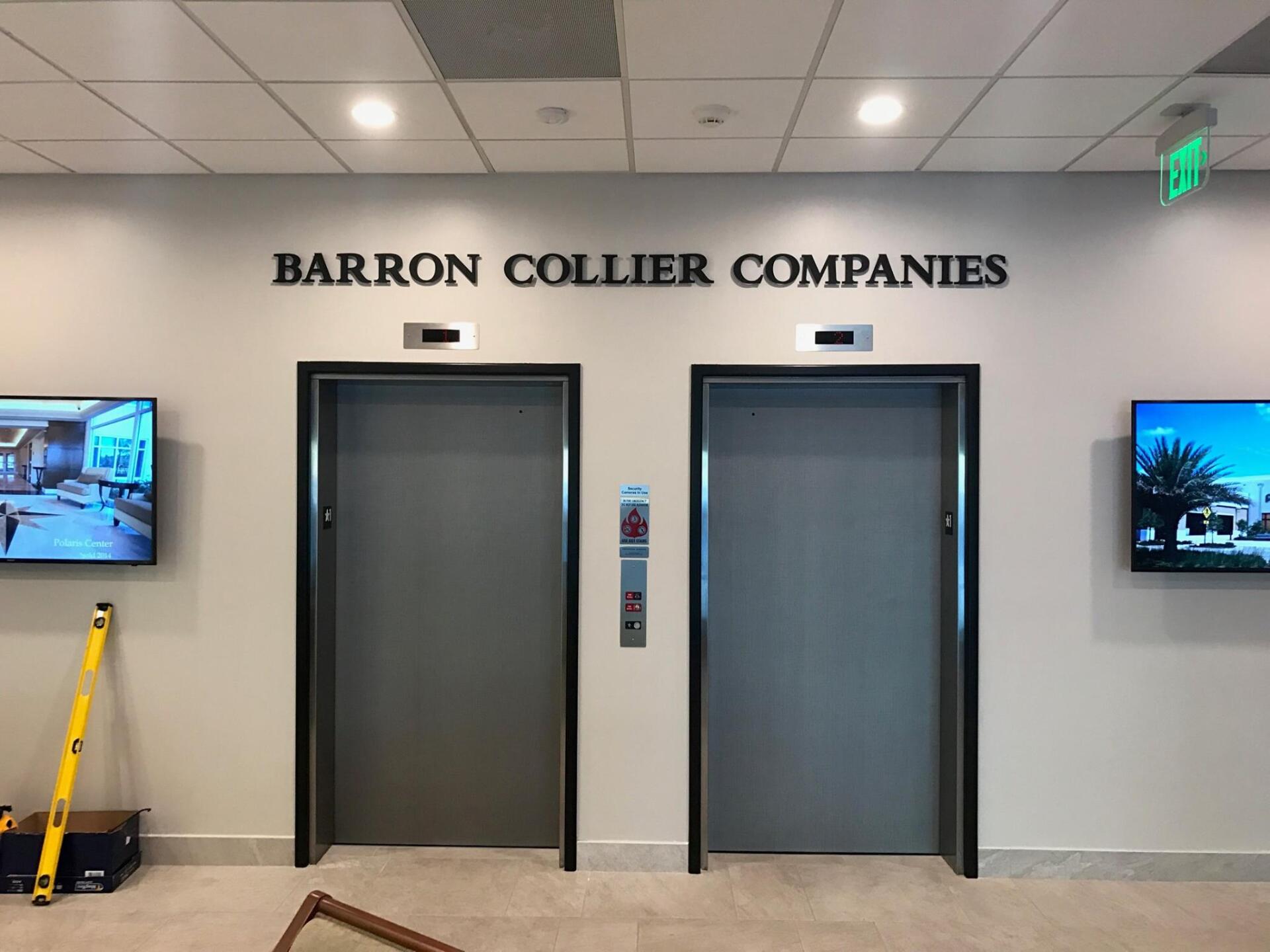 Company signs