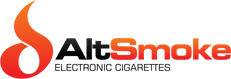A logo for salt smoke electronic cigarettes