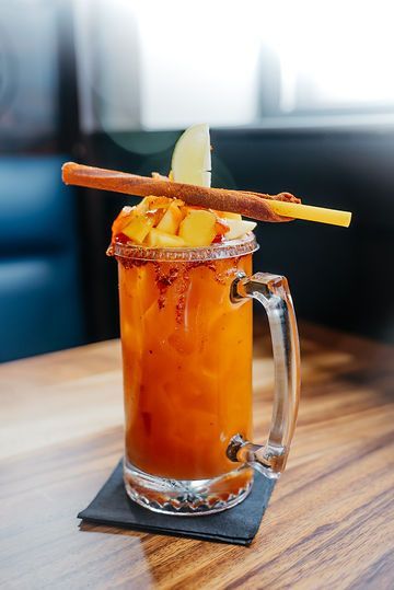 Mexican beverage with mango