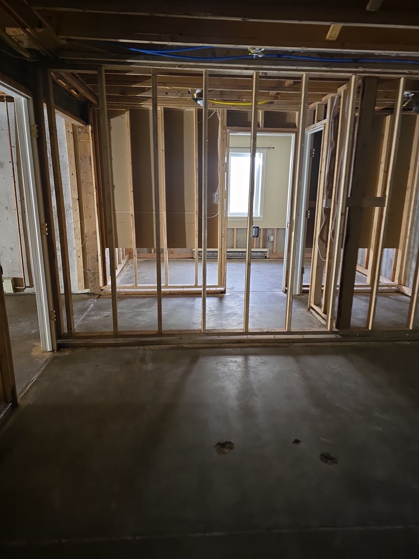 Installation of new walls