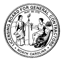 North Carolina Licensing Board for General Contractors logo