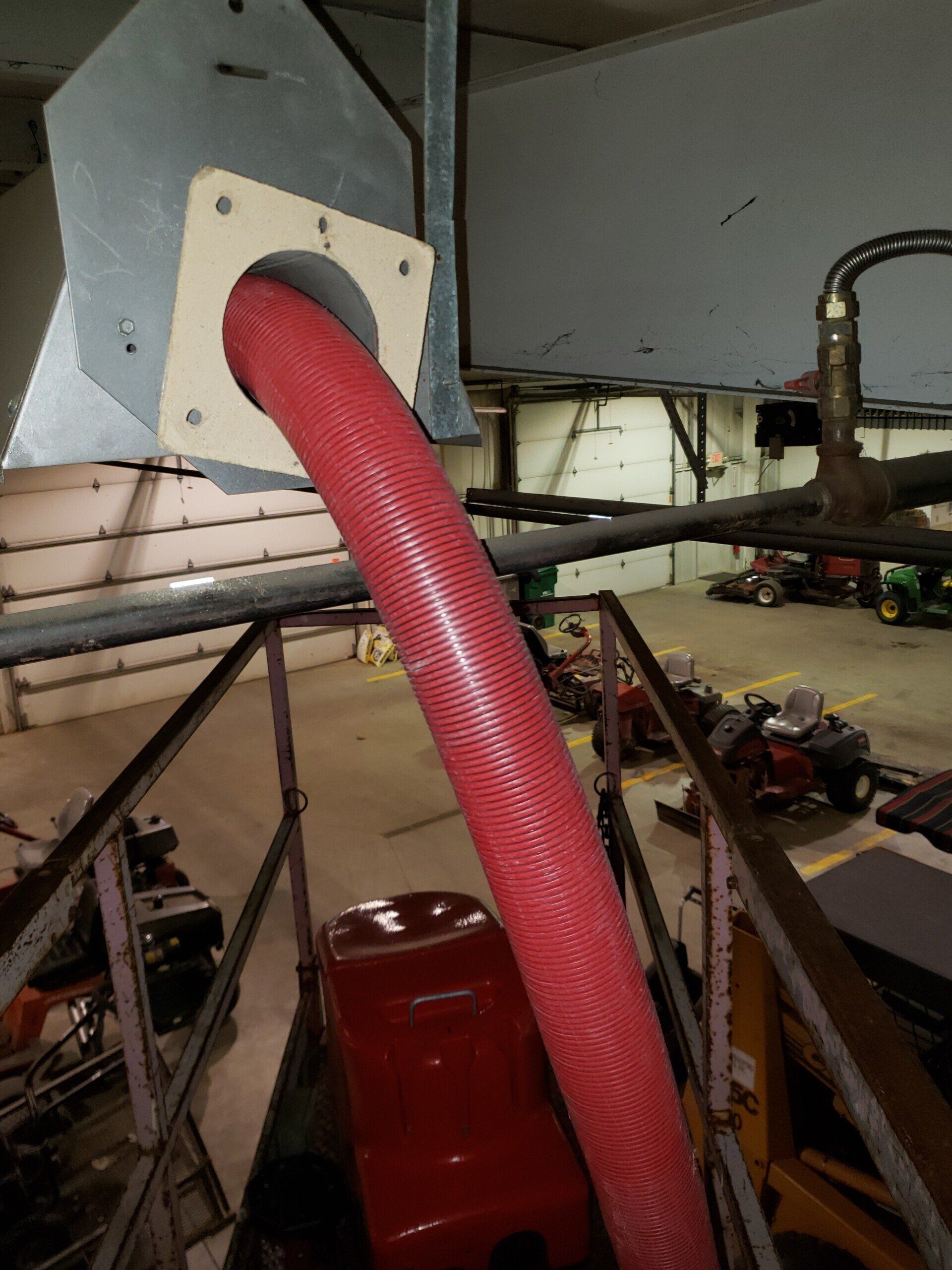 Cleaning shop heaters