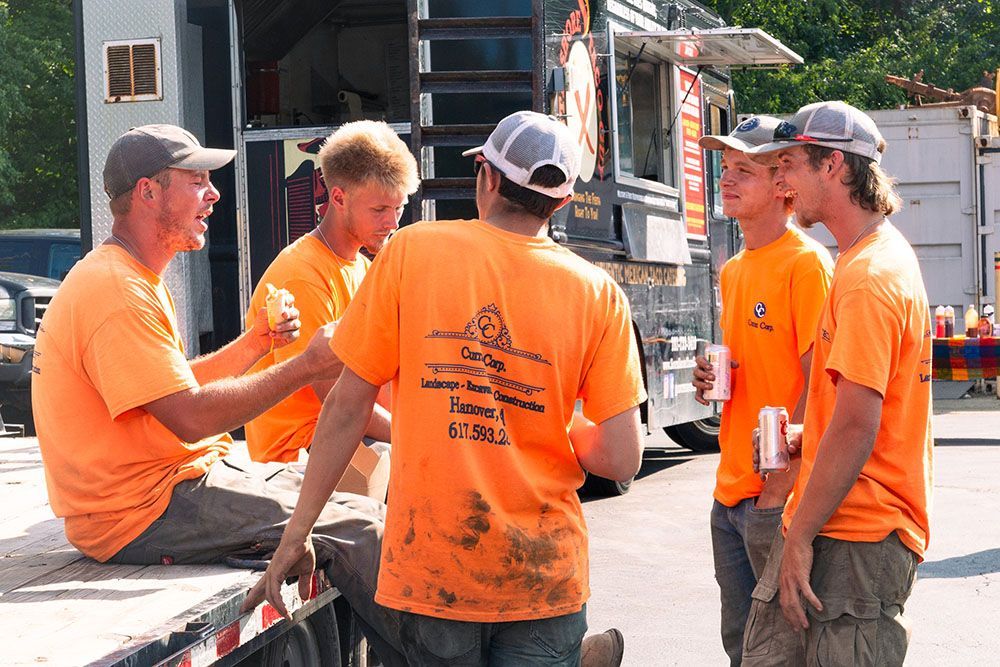 The team at Curran Corp Landscape & Excavation