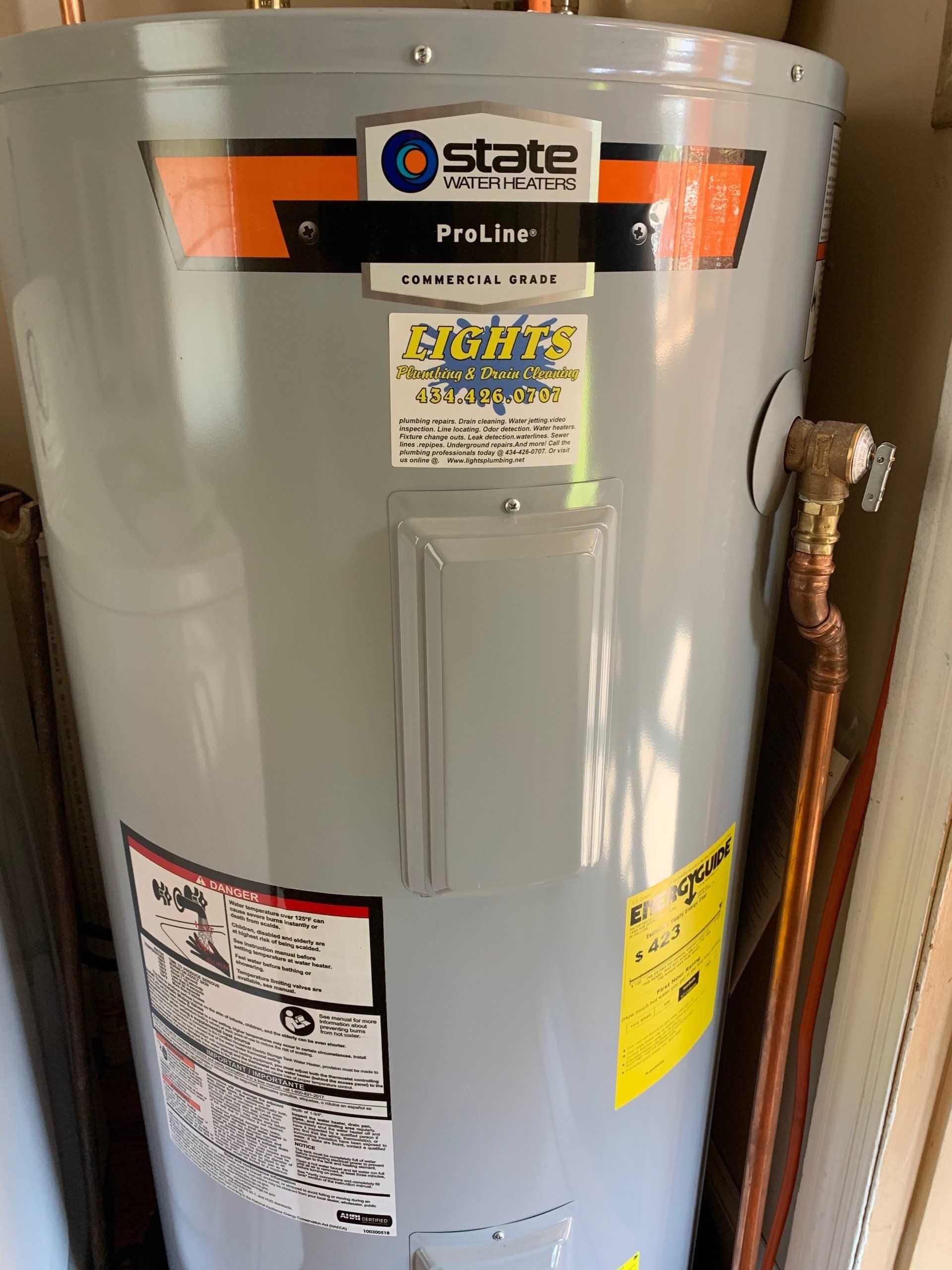 Lights Plumbing & Drain Cleaning LLC work