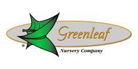 Greenleaf Nursery Company logo with green leaf graphic and gold text on white background