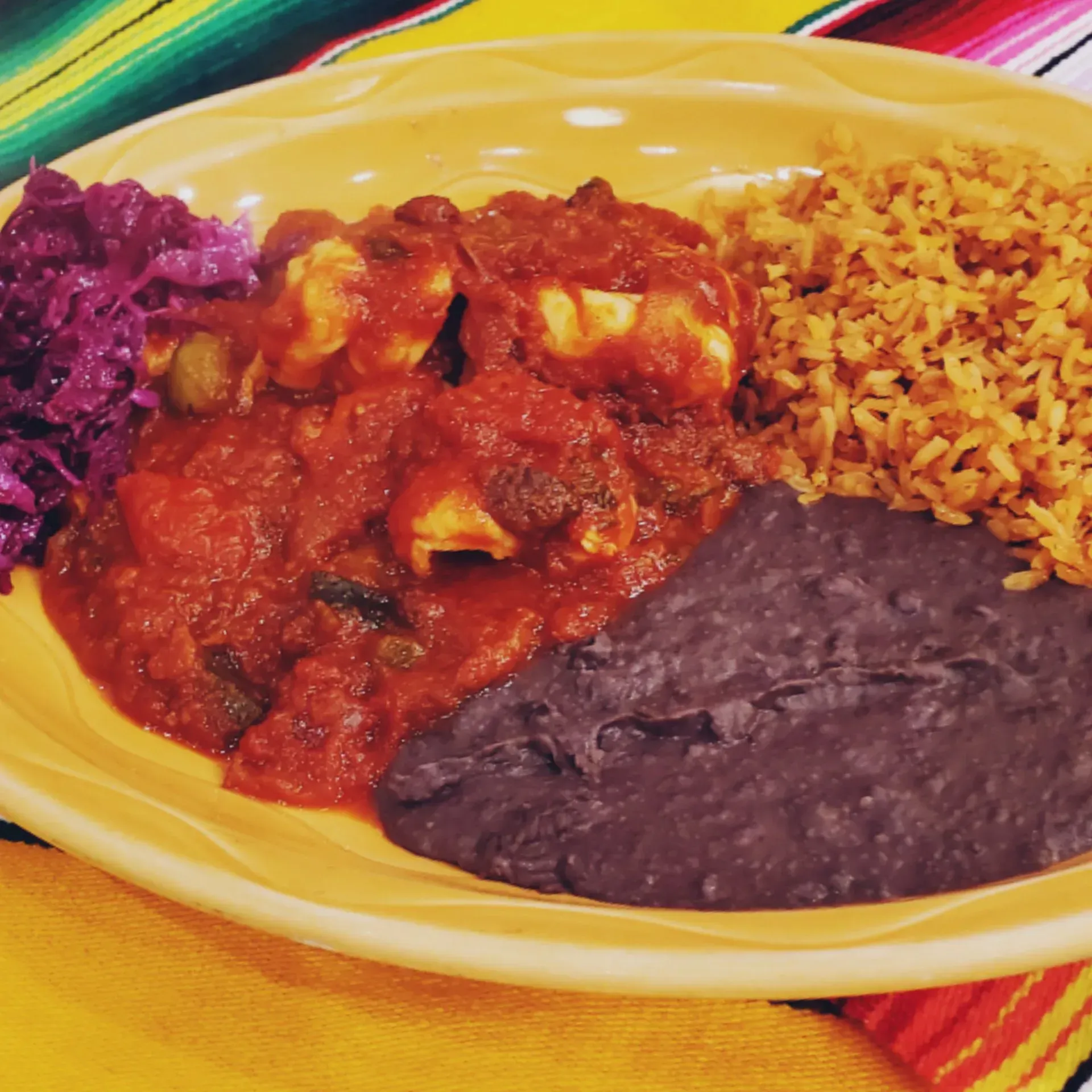 Delicious mexican food
