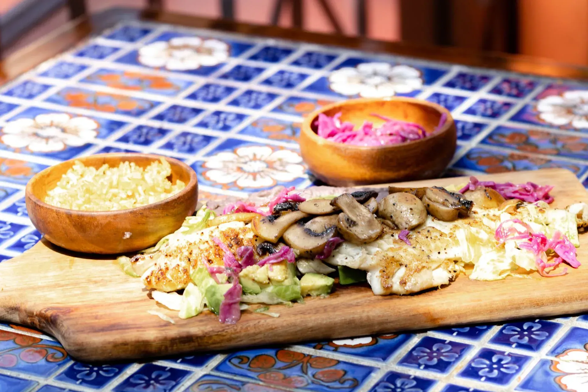 Delicious mexican food