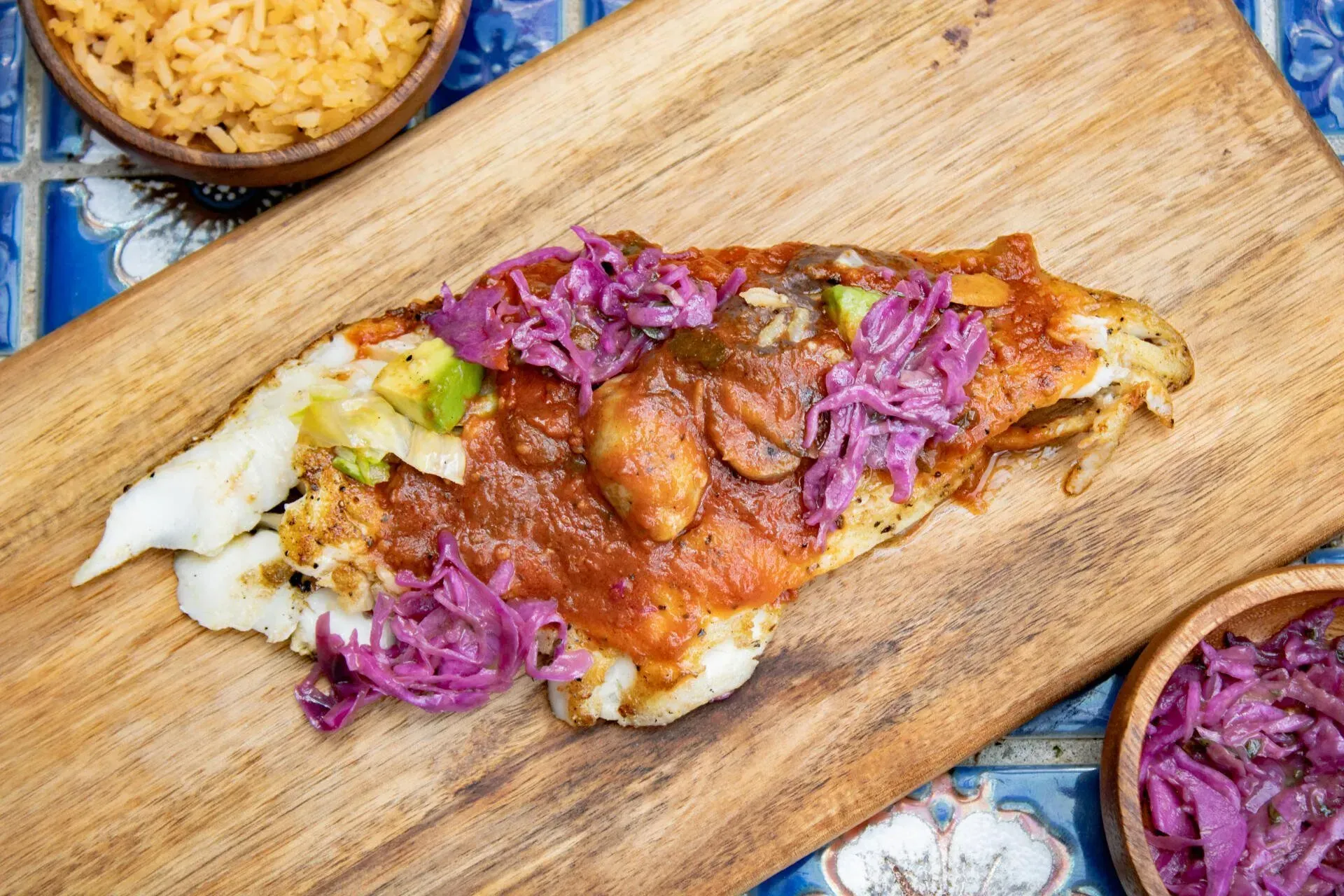 Delicious mexican food