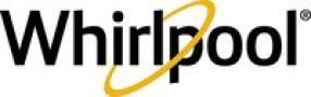 The whirlpool logo is black and yellow on a white background.