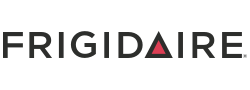 The frigidaire logo is black and red on a white background.