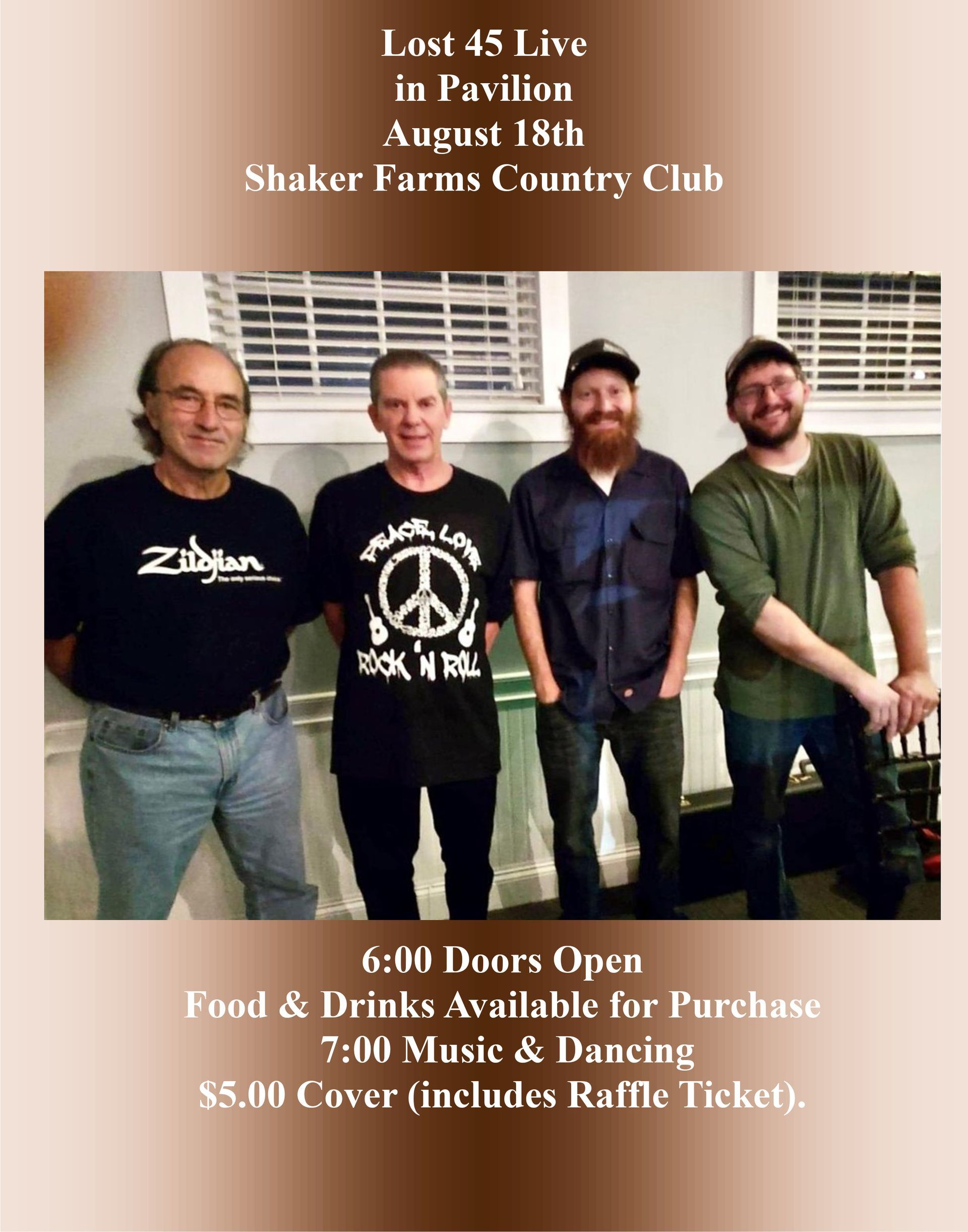 Shaker Farms Country Club Pub Music Lineup Westfield, MA