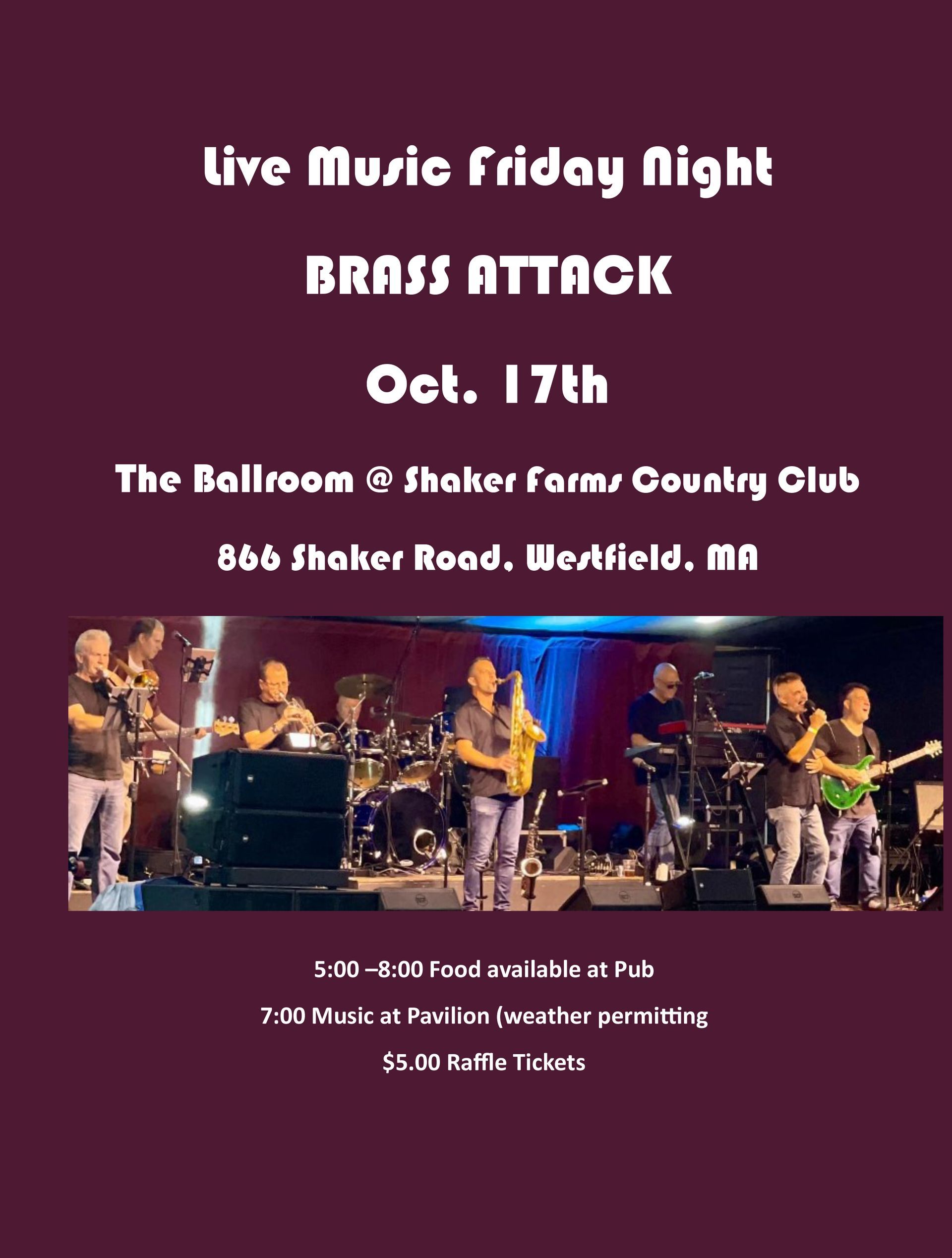 Live Music Friday Night Brass Attack