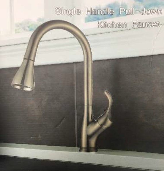 Single Handle Pull-Down Kitchen Faucet BN