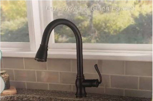Single Handle Pull-Down Kitchen Faucet ORB