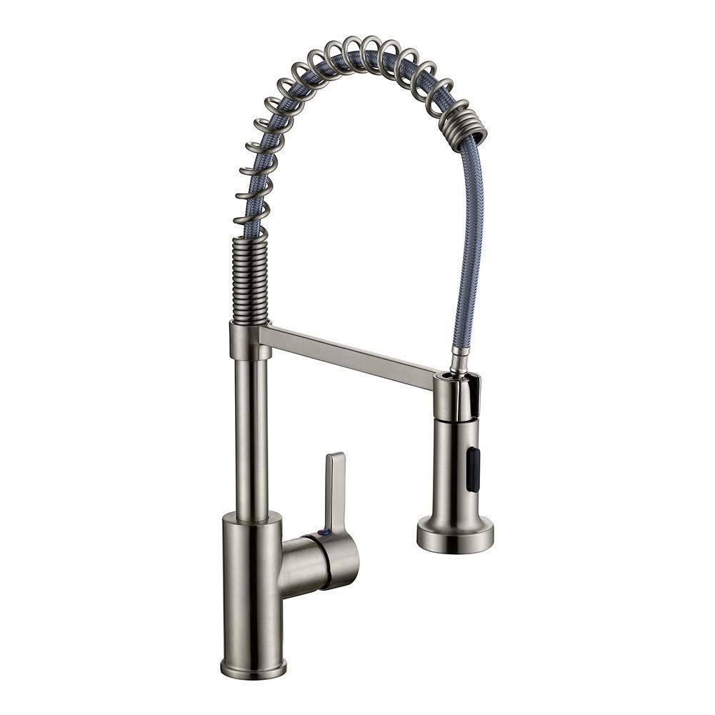 Swivel Single Handle Pull-Down Kitchen Faucet BN