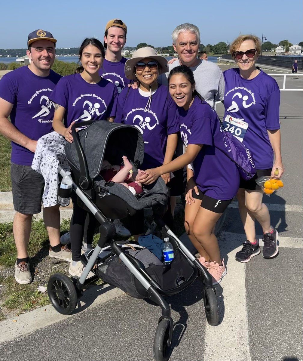 Group of people taking picture