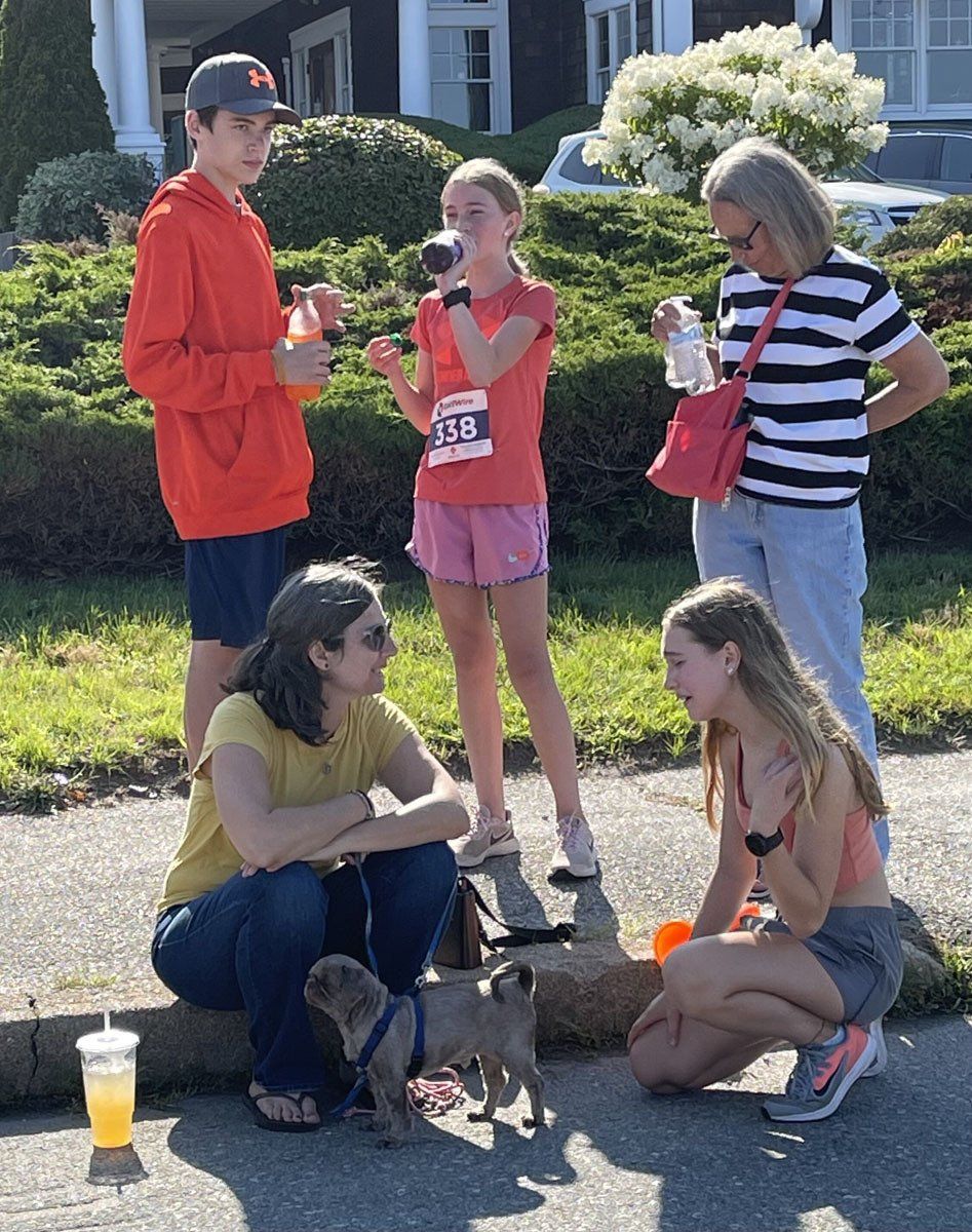 Young people talking