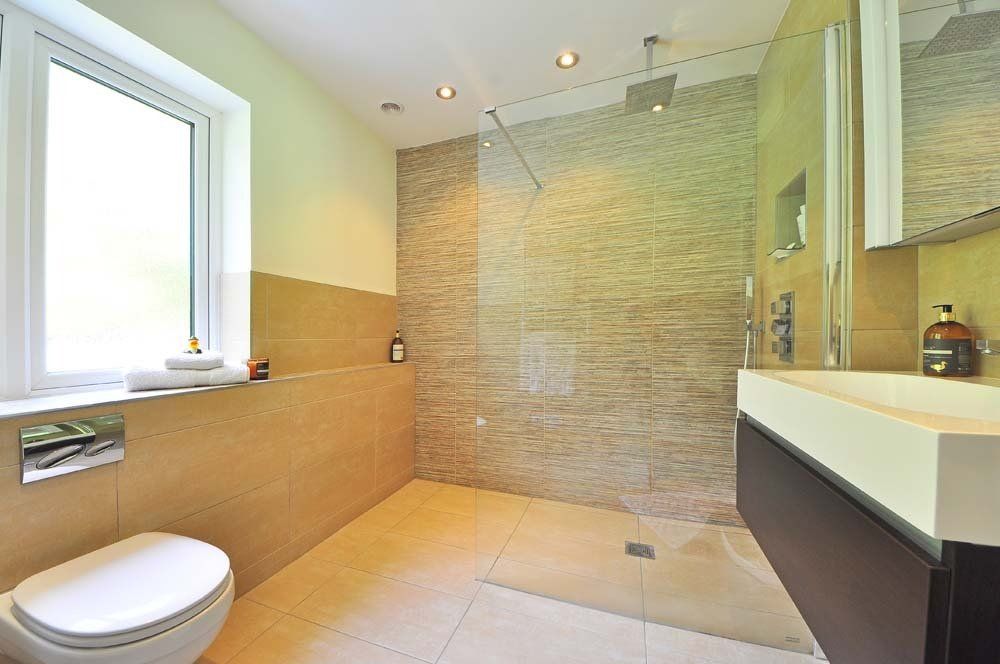 Residential shower glass
