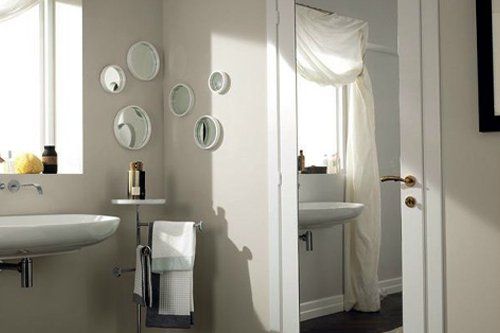 Mirrored Glass Door