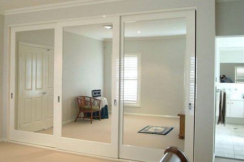 Mirrored Closet Doors