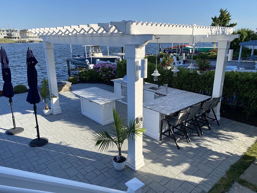 Pavilion with kitchen