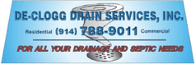 De-Clogg Drain Services Logo