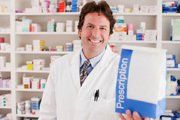 Pharmacist with prescription