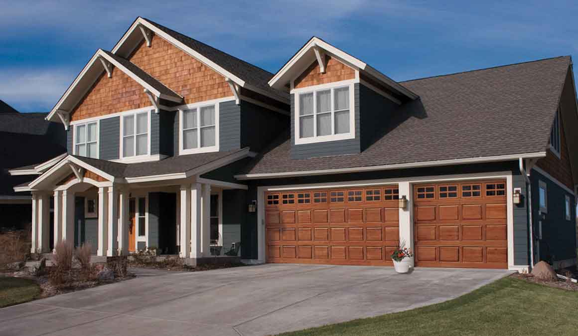 wood garage door
