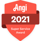 Angi 2021 Super Service Award badge