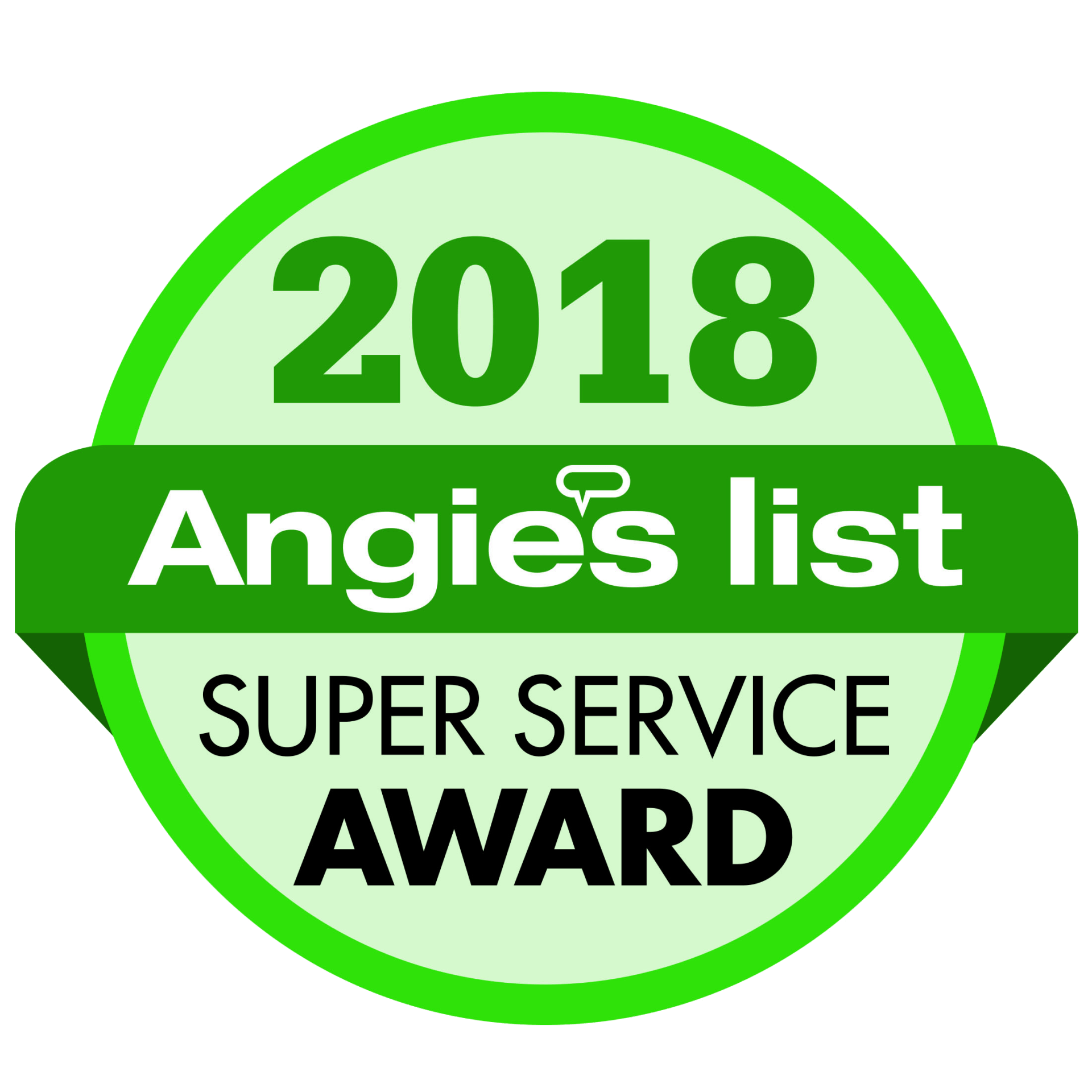 Angie's List Super Service Award 2018