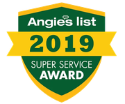 Angie’s List 2019 Super Service Award badge