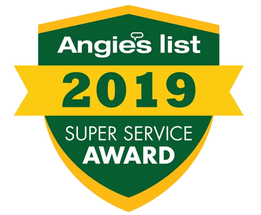Angie’s List 2019 Super Service Award badge