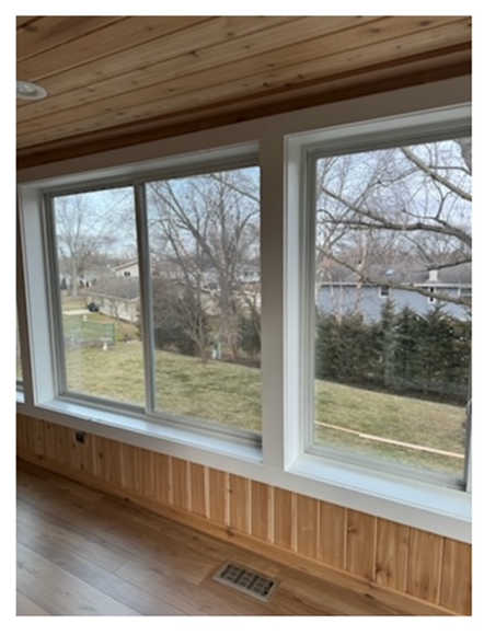 Enclosed Cedar Wood Porch