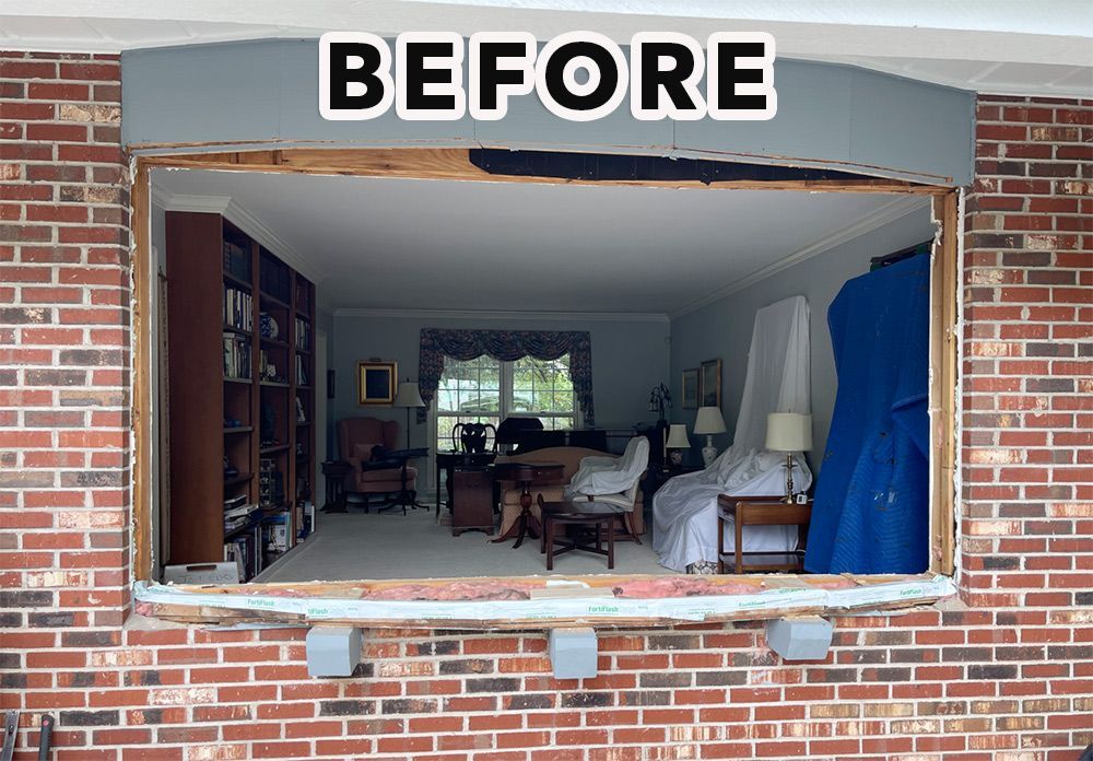 Window replacement - before photo